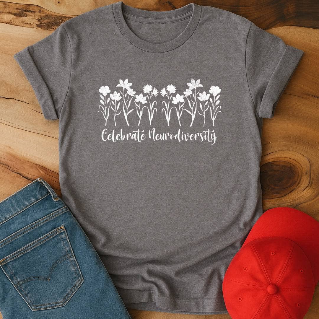 Celebrate Neurodiversity Flowers - Blooming Weirdly and Proudly