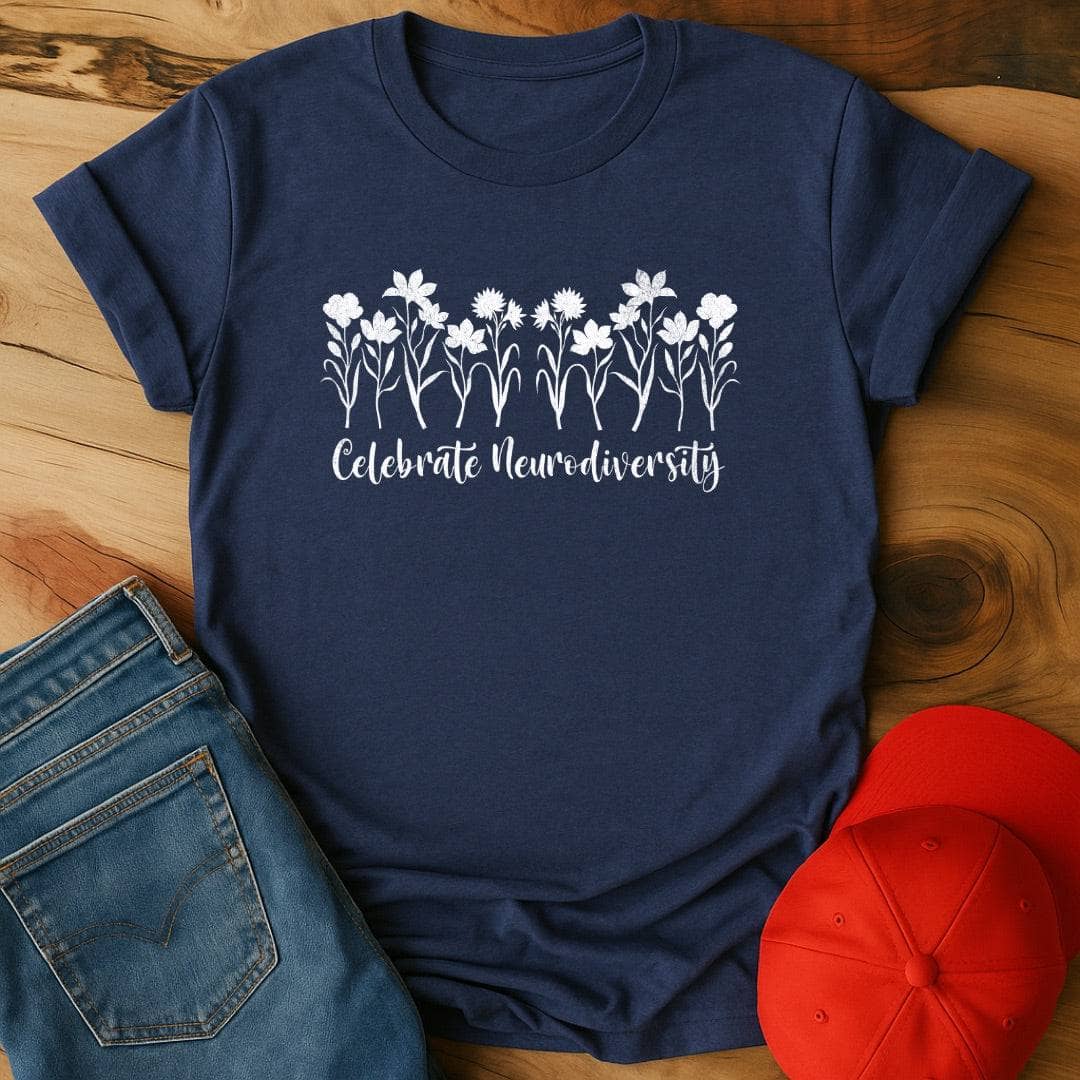 Celebrate Neurodiversity Flowers - Blooming Weirdly and Proudly