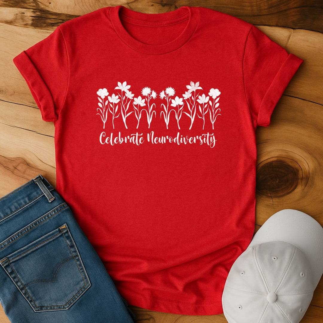 Celebrate Neurodiversity Flowers - Blooming Weirdly and Proudly
