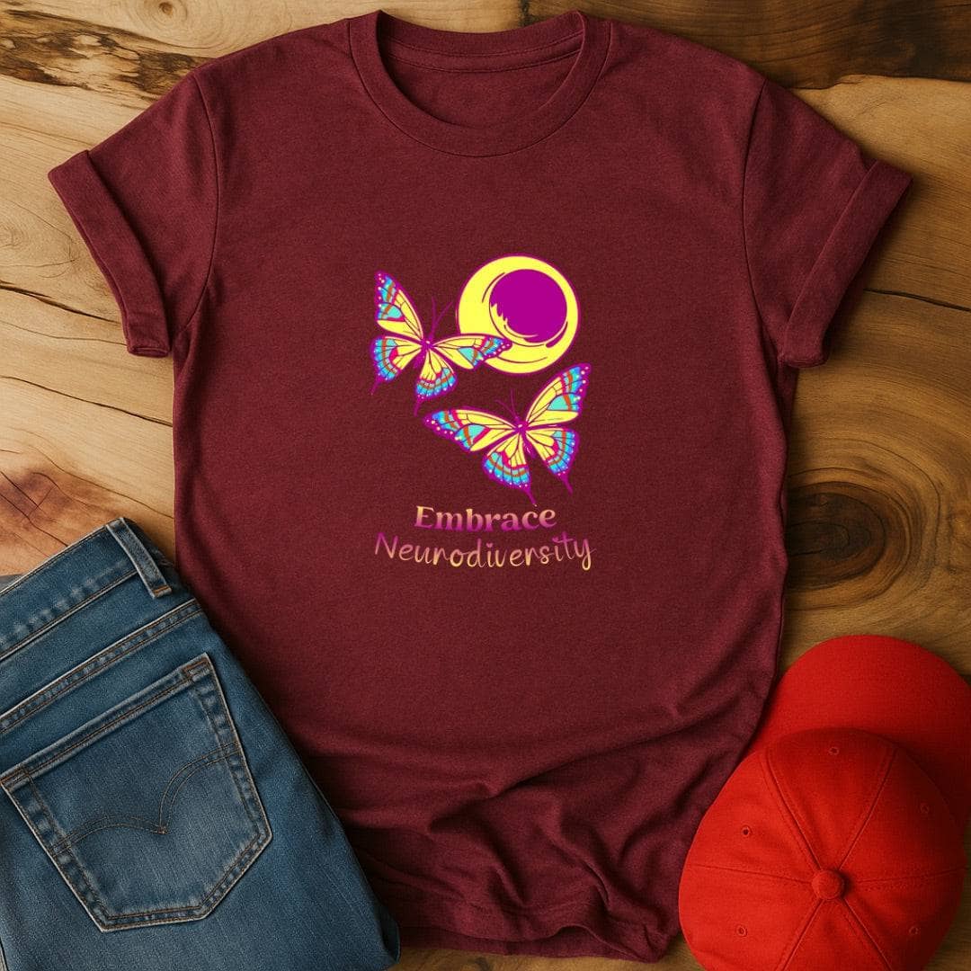 Embrace Neurodiversity Butterfly - Because Even Caterpillars Think They're Broken