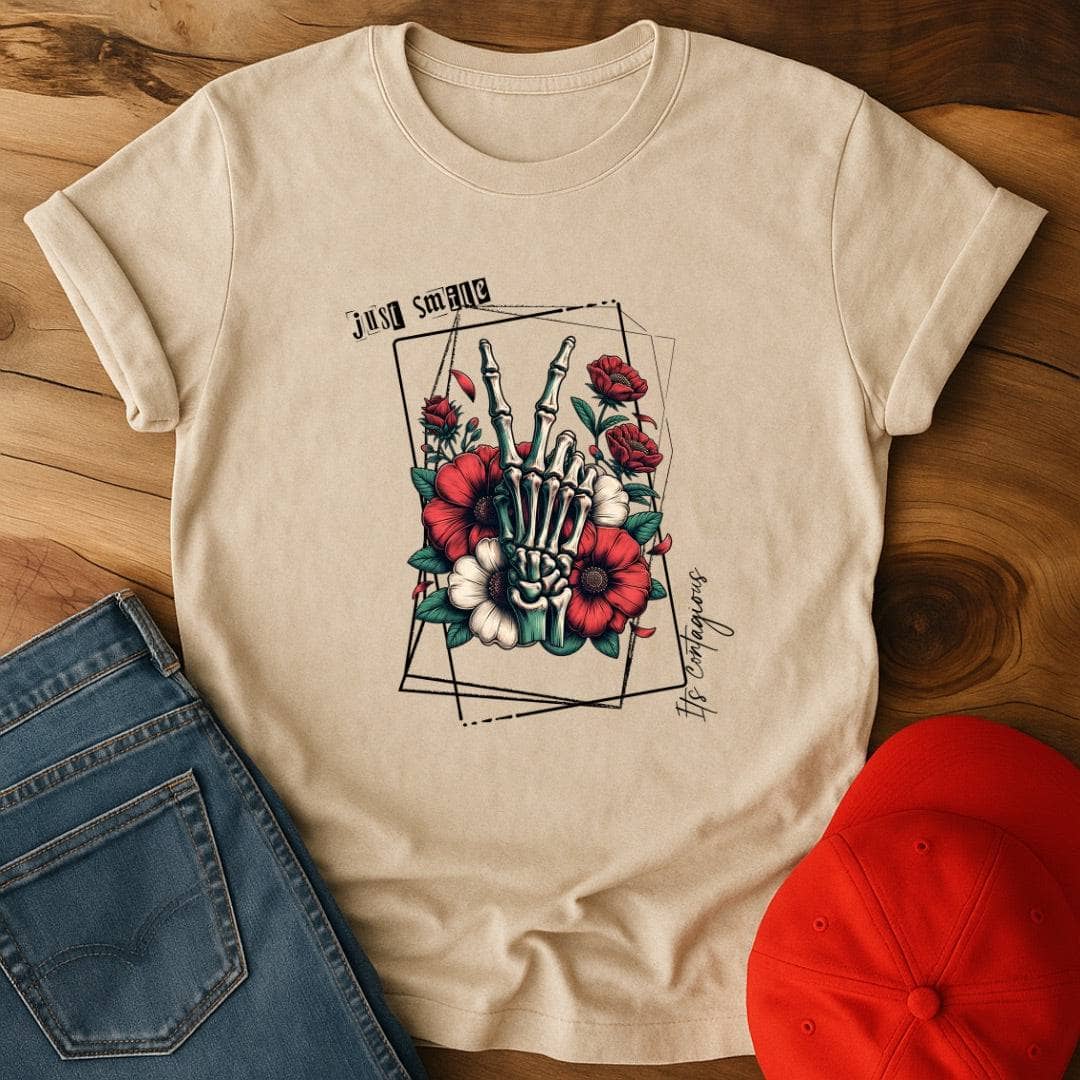 Just Smile, it's contagious T-Shirt