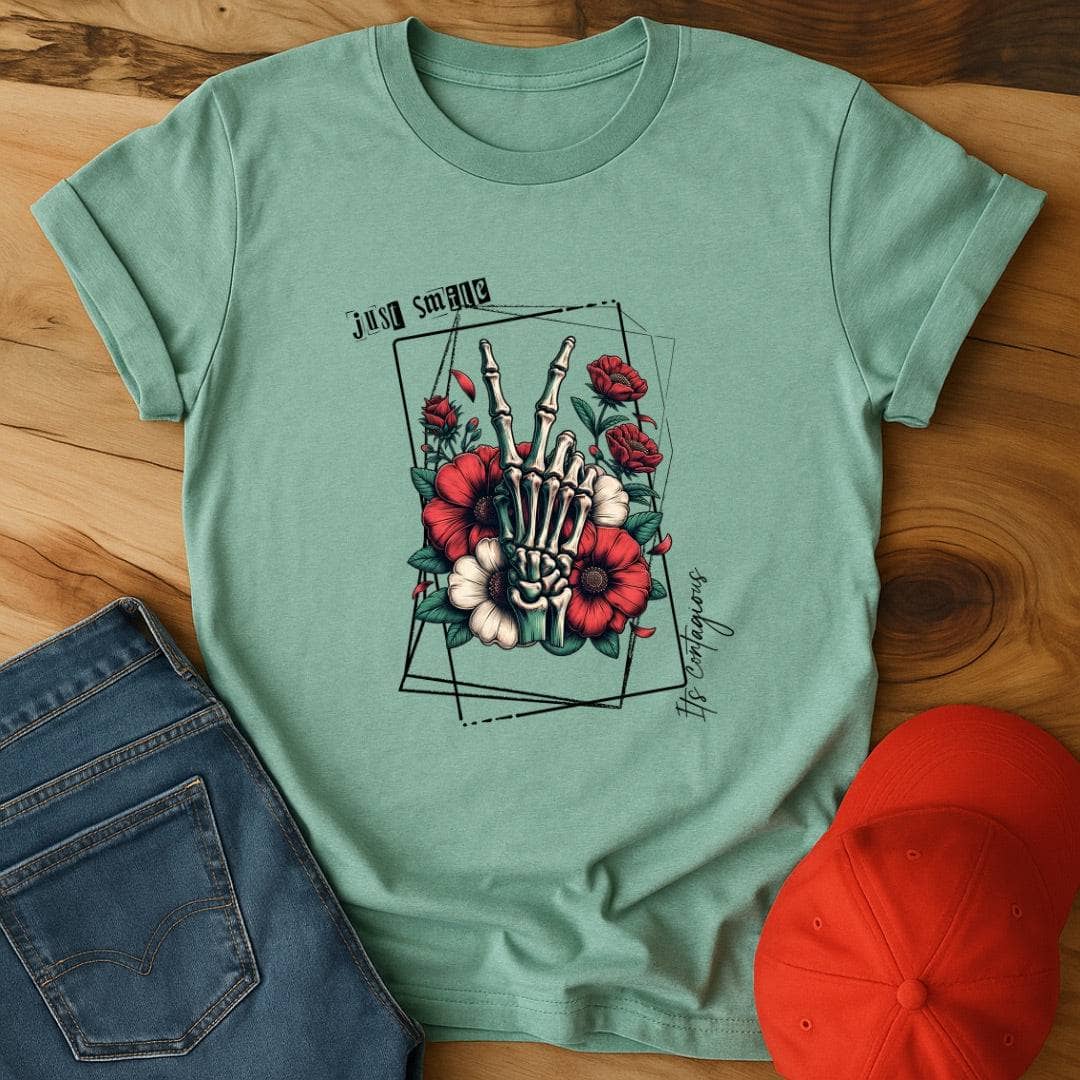 Just Smile, it's contagious T-Shirt