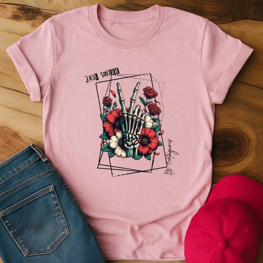 Just Smile, it's contagious T-Shirt