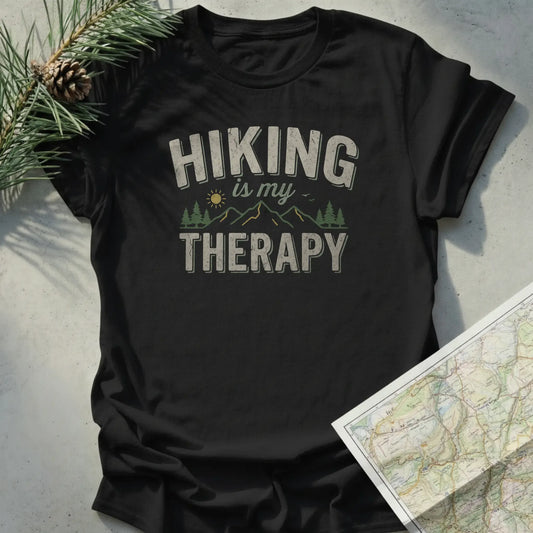 Hiking Is My Therapy - Dark Edition