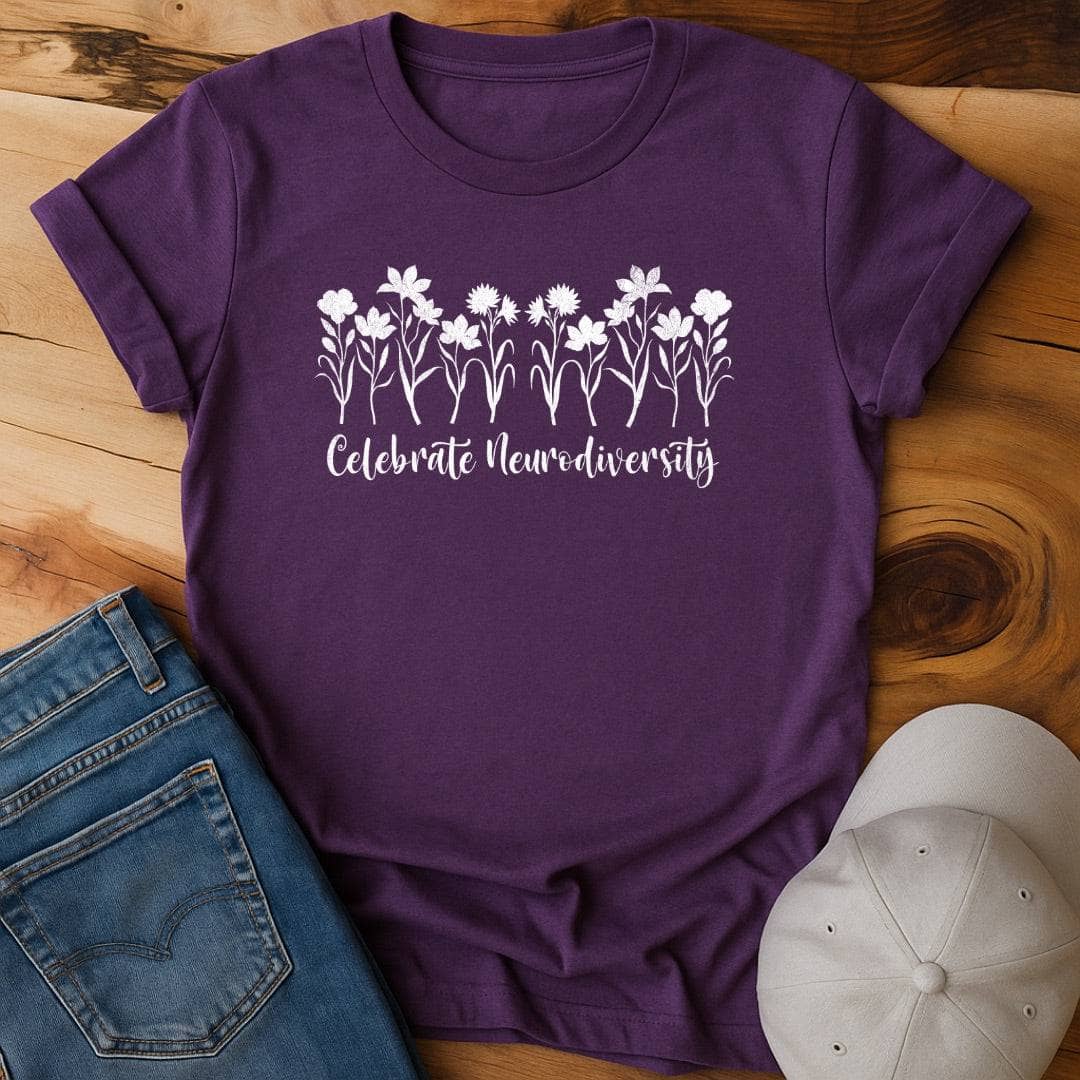 Celebrate Neurodiversity Flowers - Blooming Weirdly and Proudly