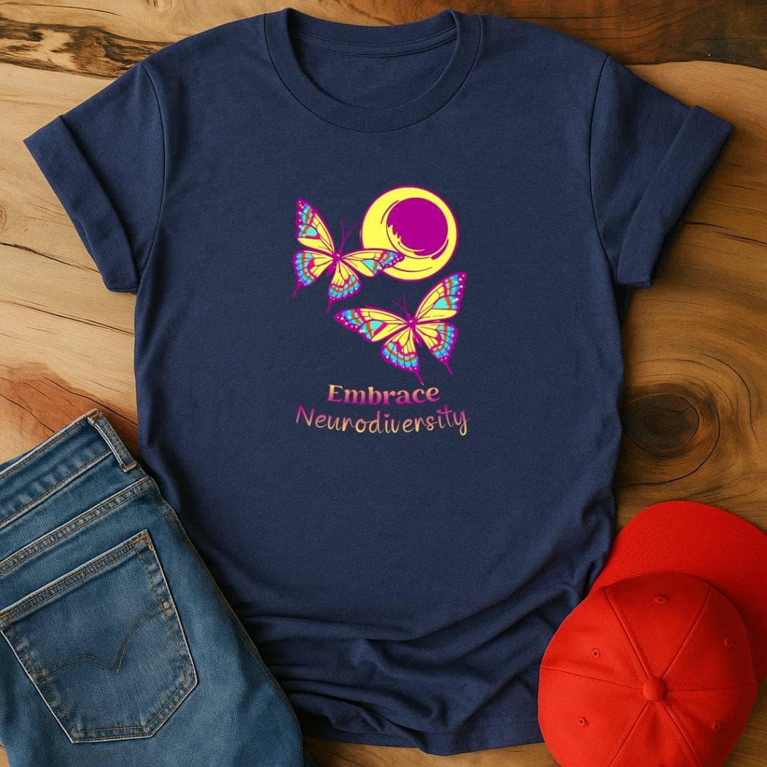 Embrace Neurodiversity Butterfly - Because Even Caterpillars Think They're Broken