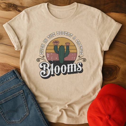 Even in the desert a cactus blooms  T-Shirt