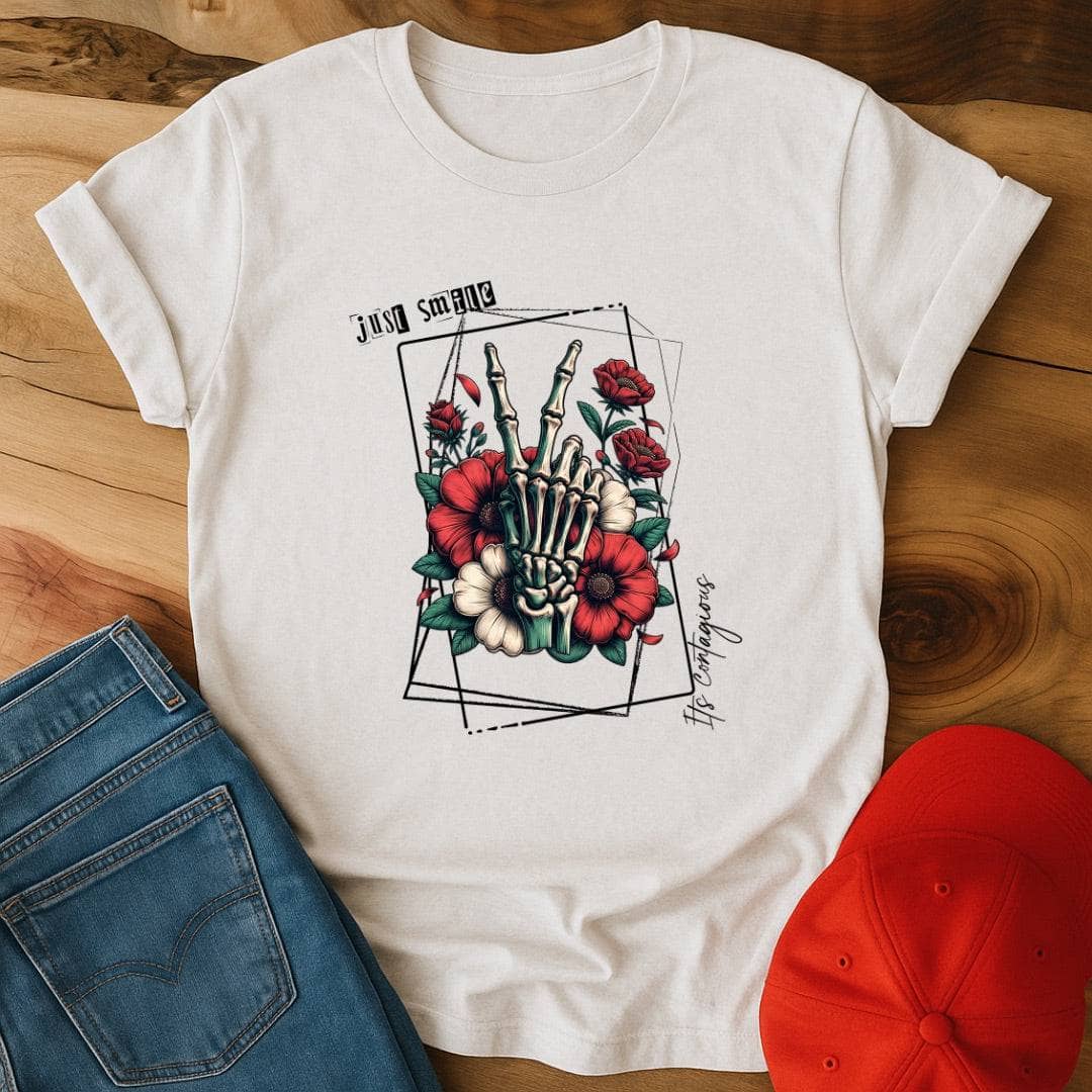 Just Smile, it's contagious T-Shirt