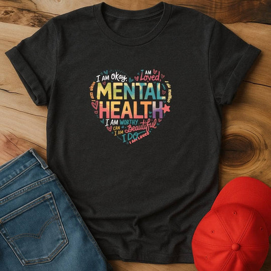 Mental Health Heart  T-Shirt
