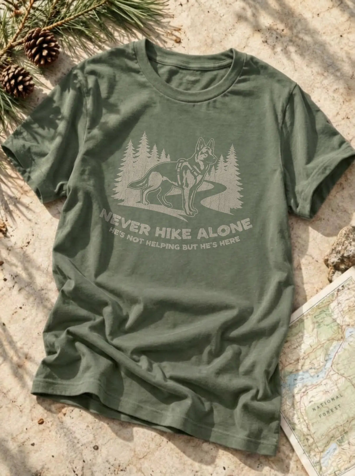 Never Hike Alone T-Shirt