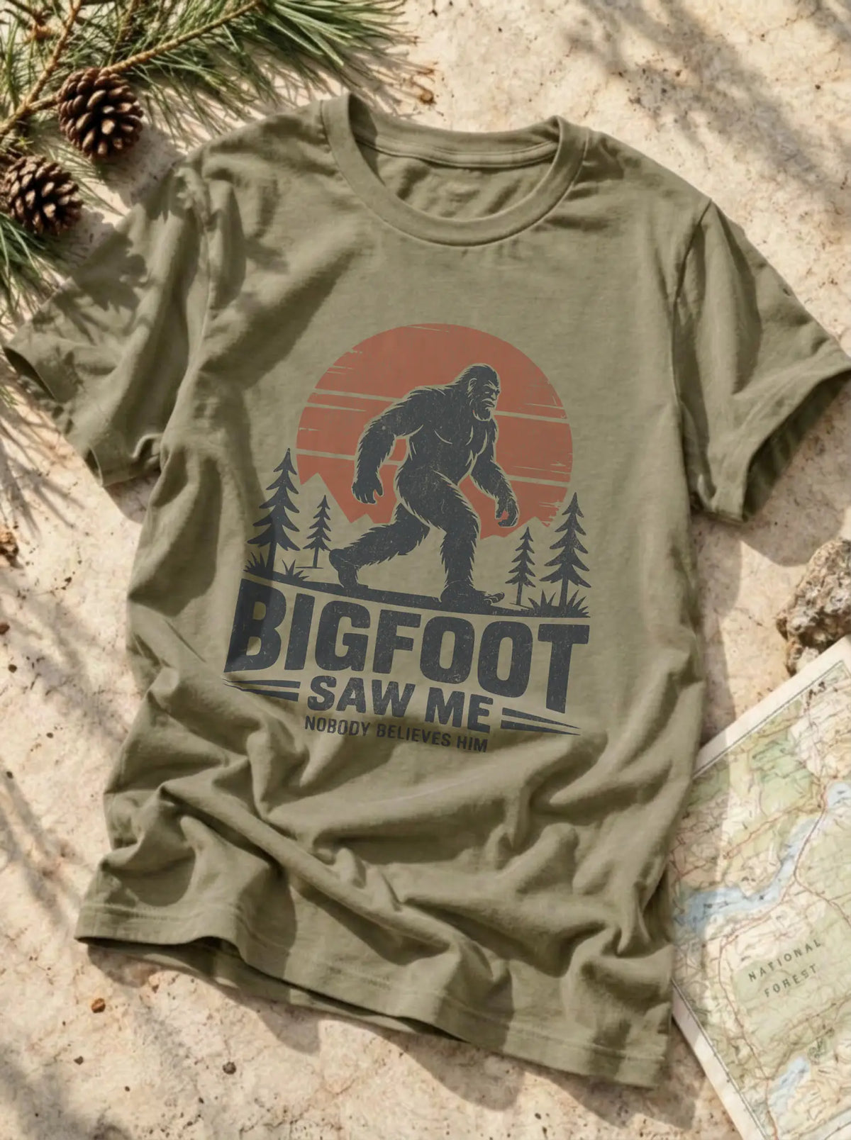 Bigfoot Saw Me T-Shirt