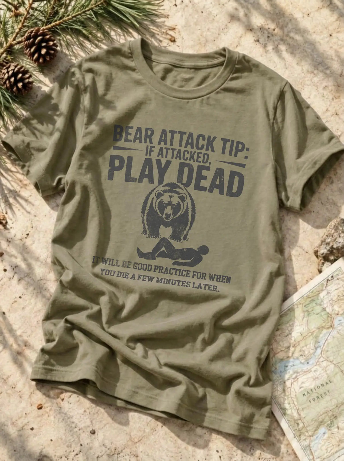Bear Attack Tip T-Shirt