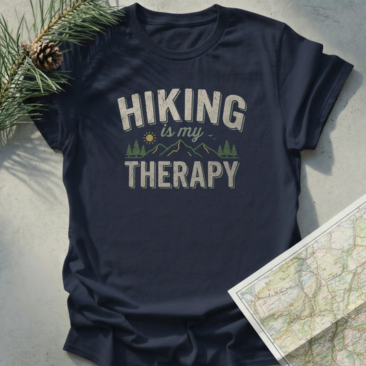 Hiking Is My Therapy - Dark Edition