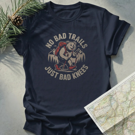 No Bad Trails Just Bad Knees - Dark Edition