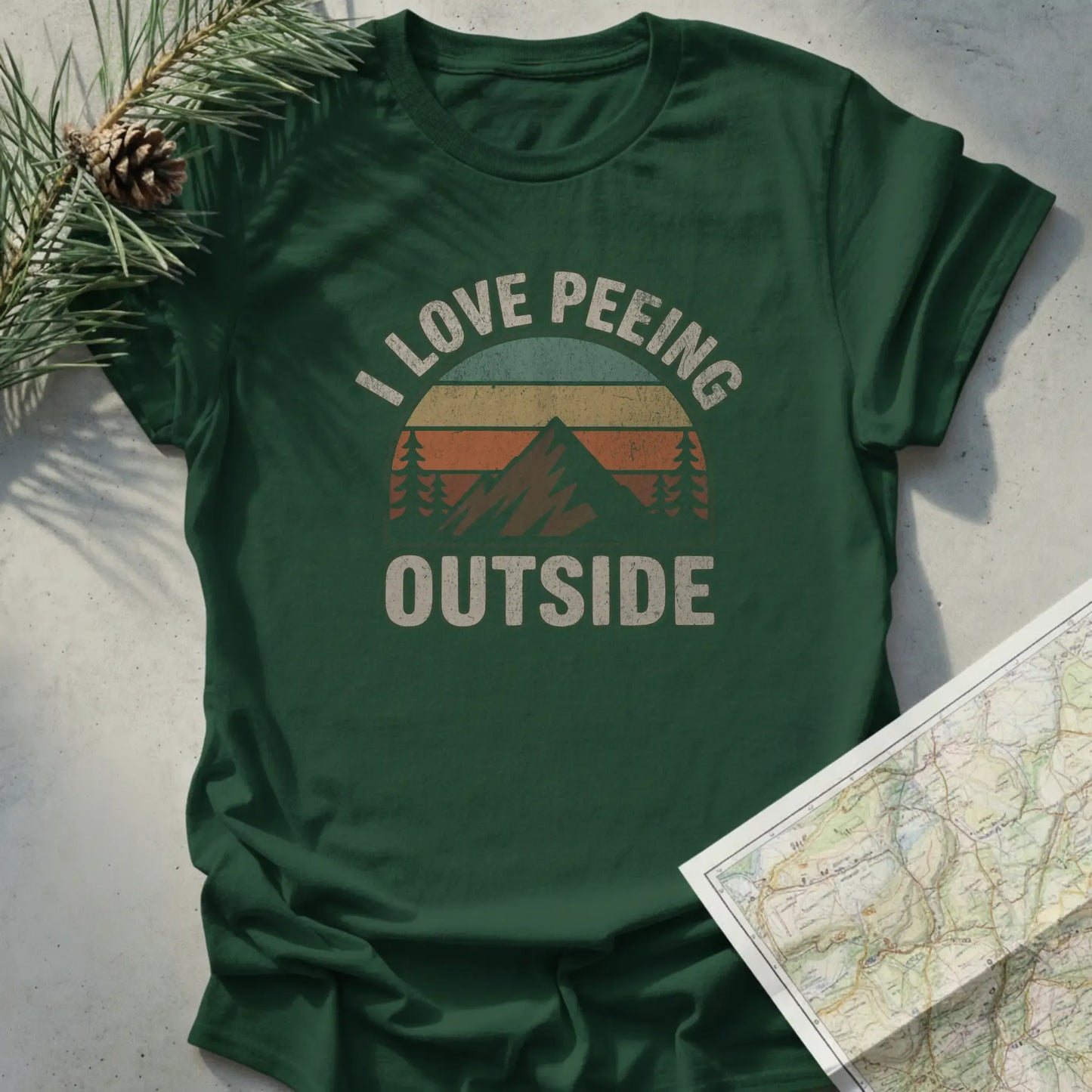 I Love Peeing Outside