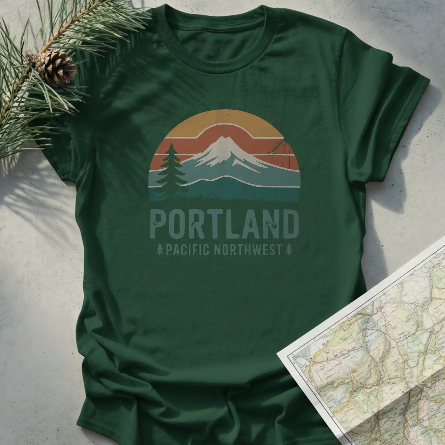 Portland Mountain Sunset